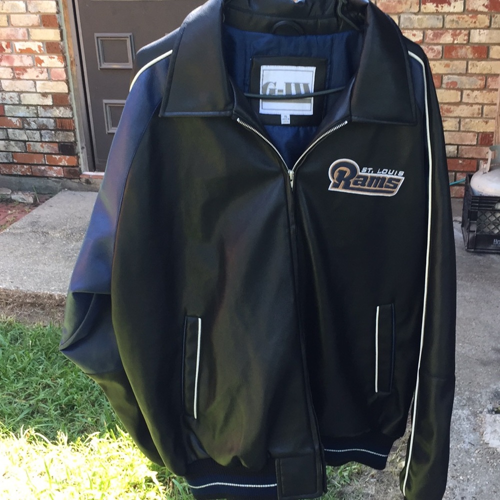 St. Louis Rams Black Bomber Jacket